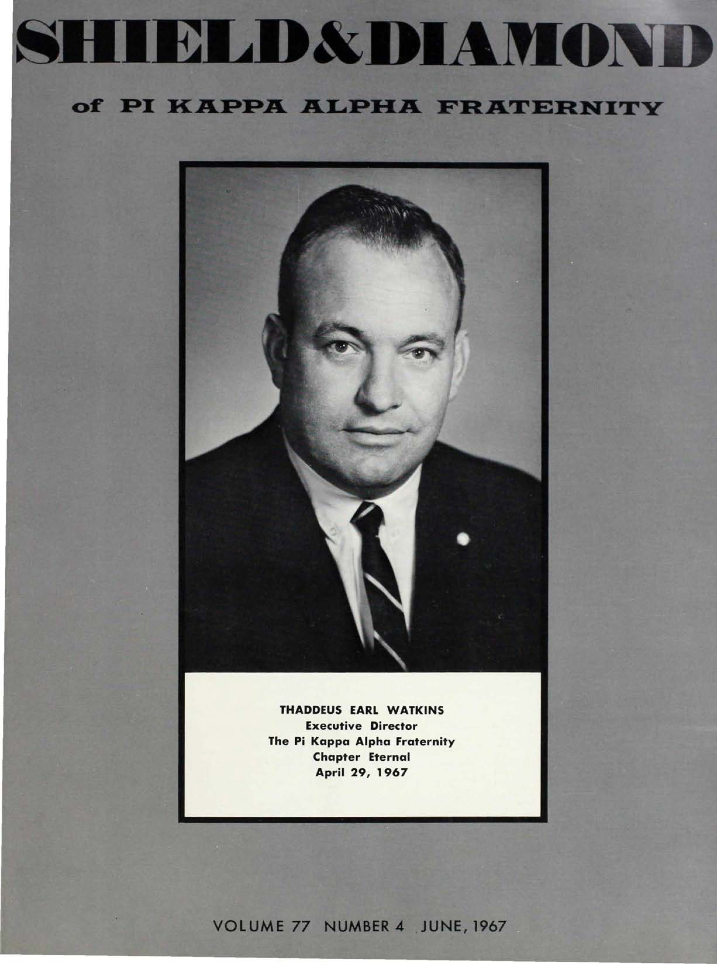 Shield and Diamond, Vol. 77, No. 4, June 1967